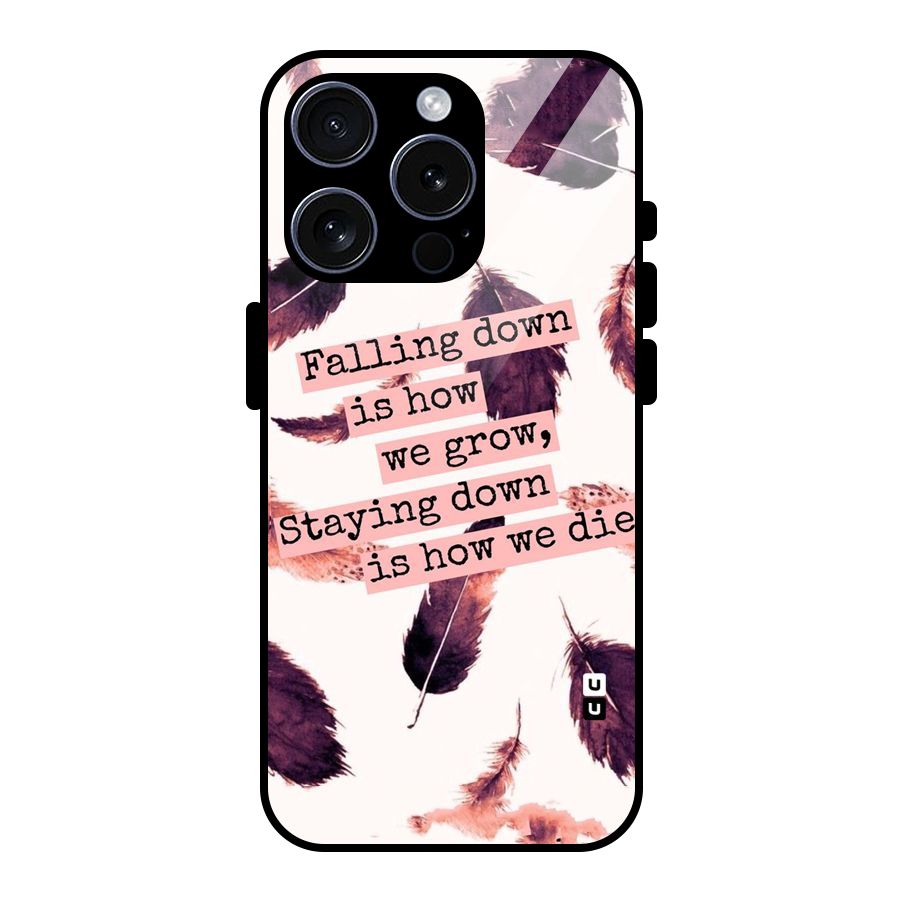 Grow Glass Back Case for iPhone 15 Pro