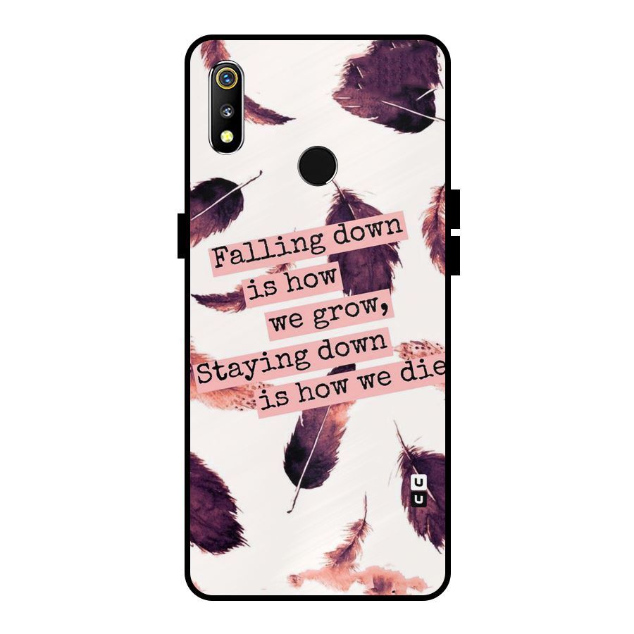 Grow Metal Back Case for Realme 3i