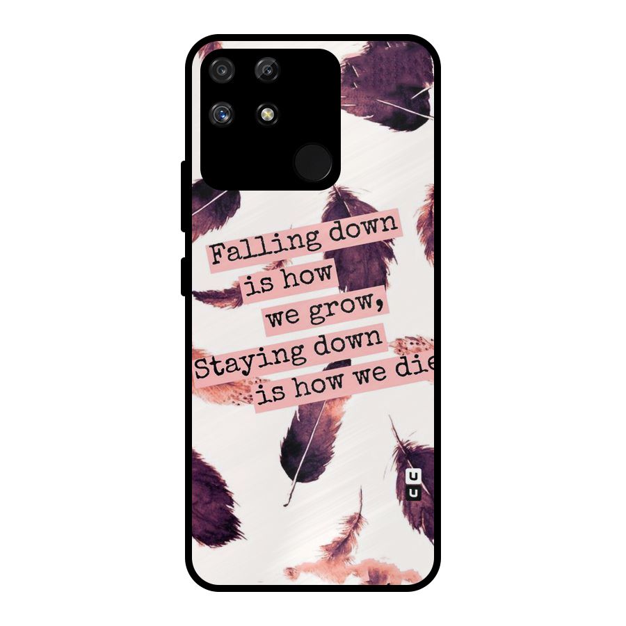 Grow Metal Back Case for Realme Narzo 50A
