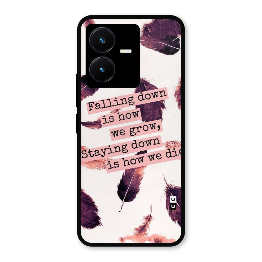 Grow Metal Back Case for Vivo Y22s