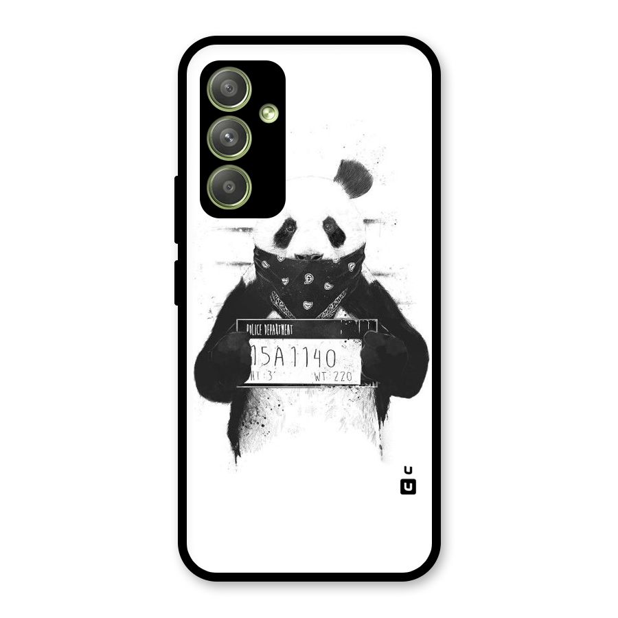Guilty Panda Glass Back Case for Galaxy A54