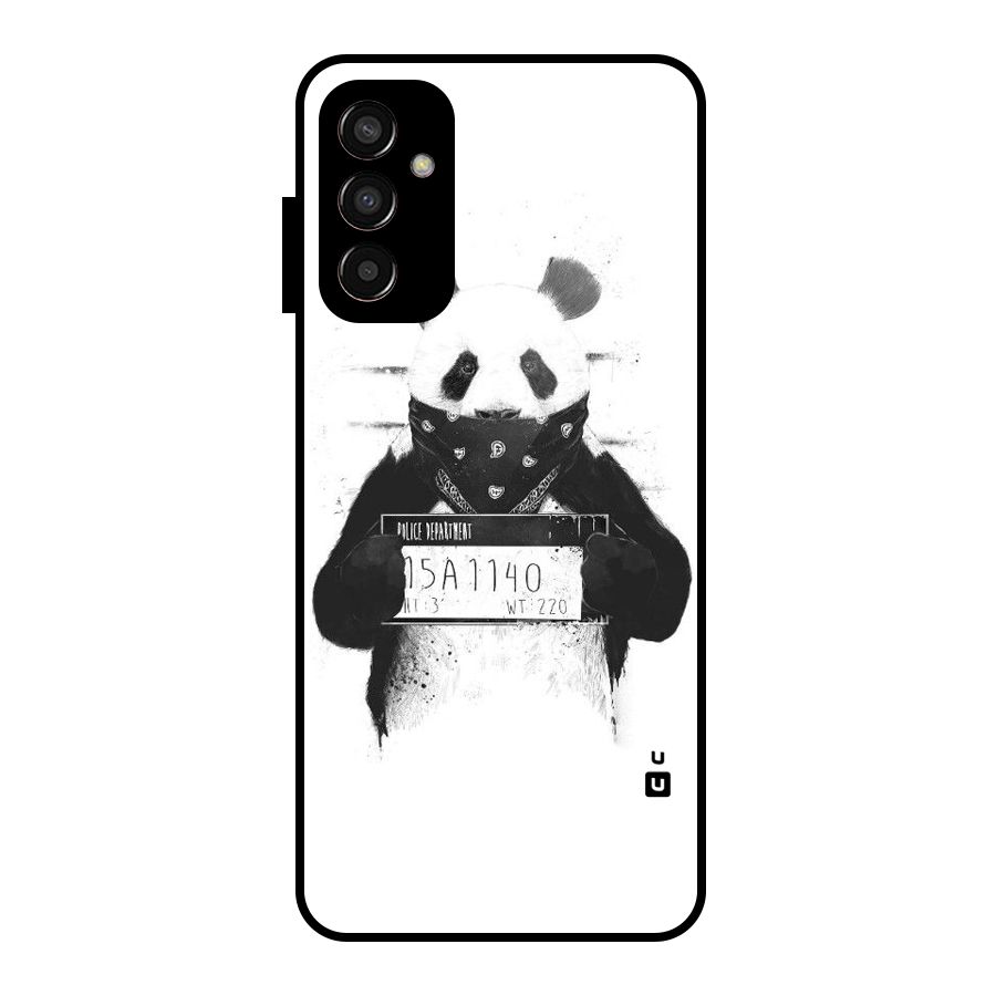 Guilty Panda Glass Back Case for Galaxy F13