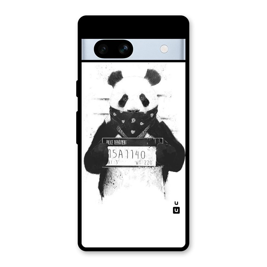 Guilty Panda Glass Back Case for Google Pixel 7a