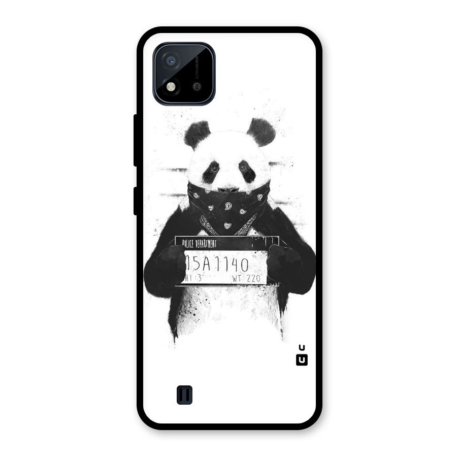 Guilty Panda Glass Back Case for Realme C11 2021