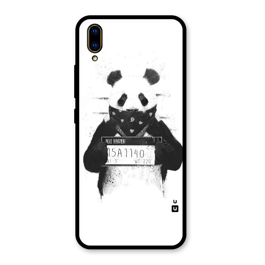 Guilty Panda Glass Back Case for Vivo V11 Pro