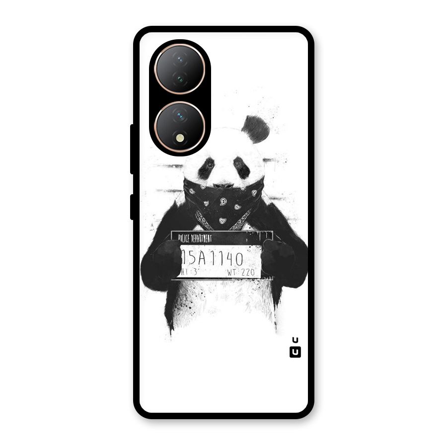 Guilty Panda Glass Back Case for Vivo Y100A