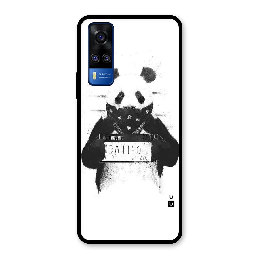 Guilty Panda Glass Back Case for Vivo Y31
