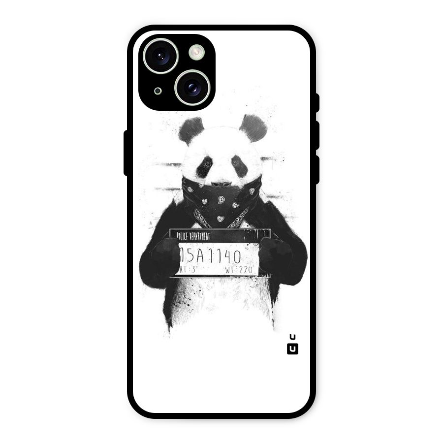 Guilty Panda Glass Back Case for iPhone 15 Plus