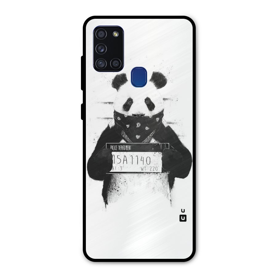 Guilty Panda Metal Back Case for Galaxy A21s