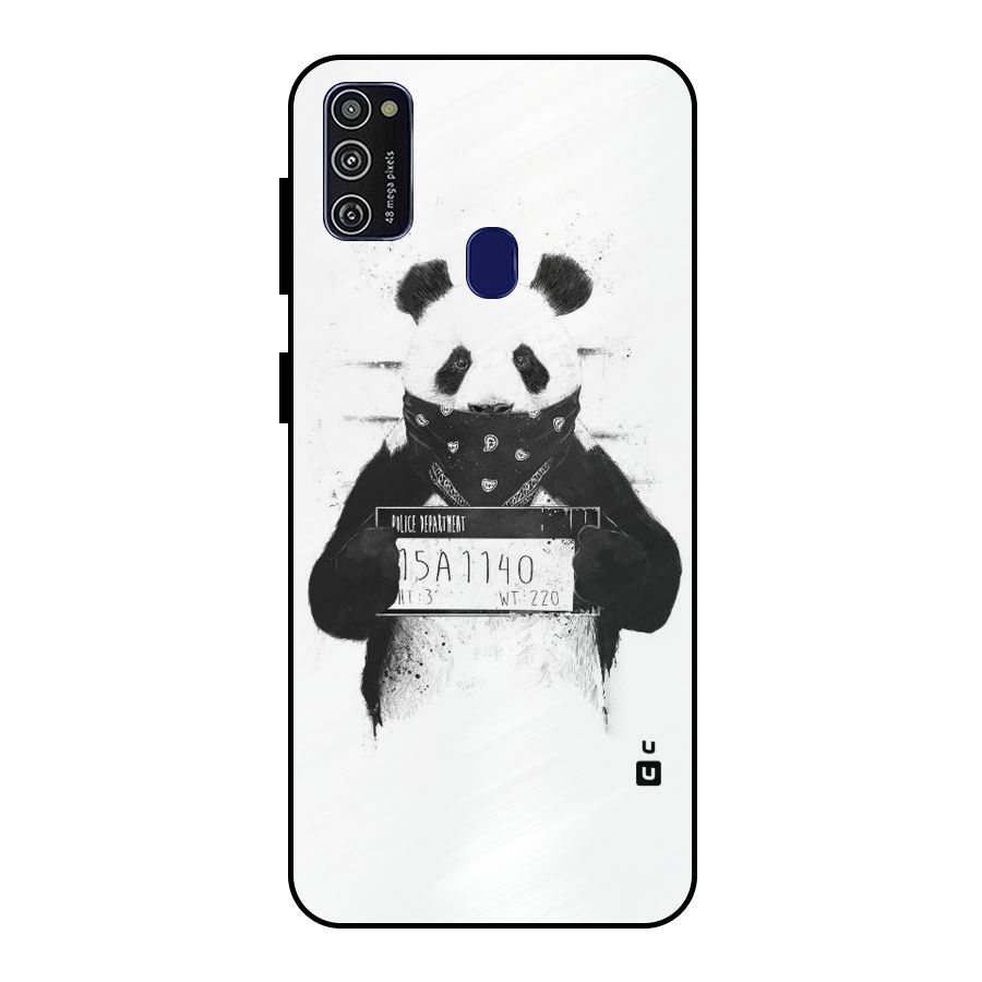 Guilty Panda Metal Back Case for Galaxy M21