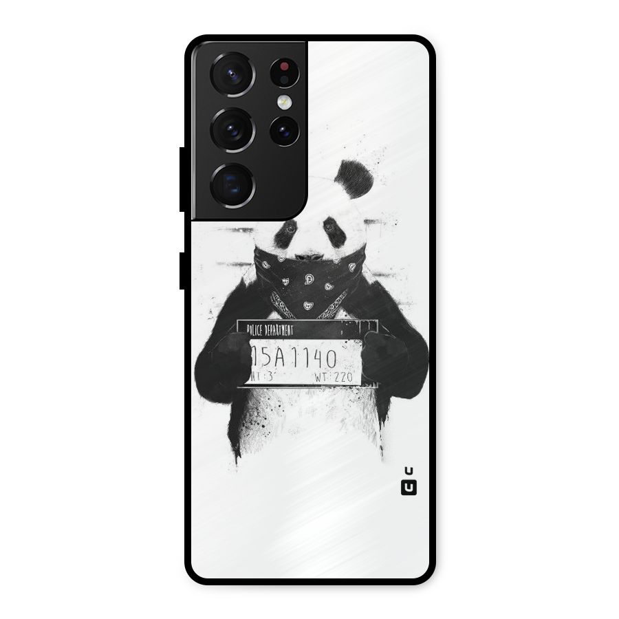 Guilty Panda Metal Back Case for Galaxy S21 Ultra 5G