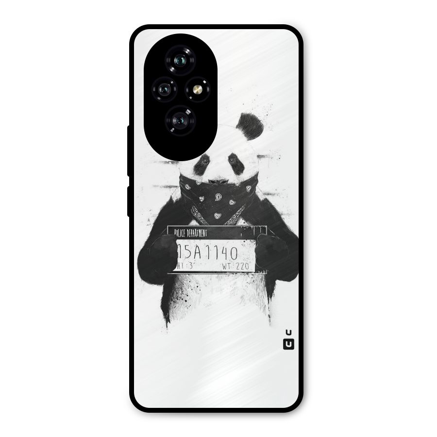Guilty Panda Metal Back Case for Honor 200