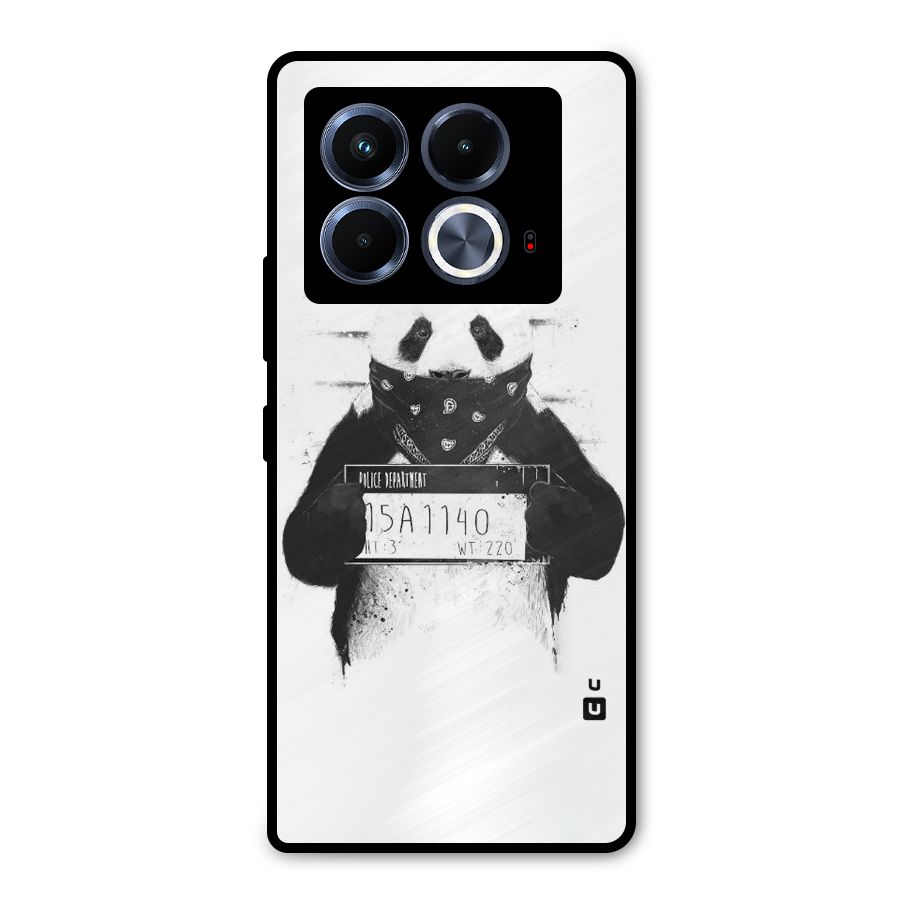 Guilty Panda Metal Back Case for Infinix Note 40 5G