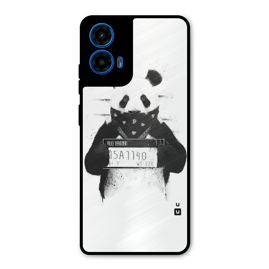 Guilty Panda Metal Back Case for Moto G45