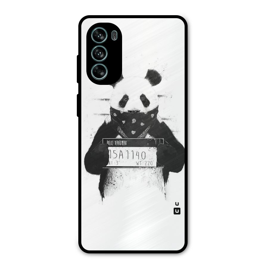 Guilty Panda Metal Back Case for Moto G62