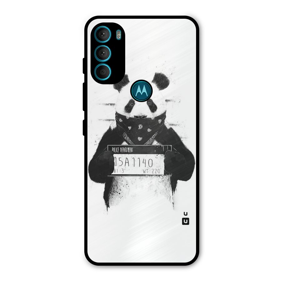 Guilty Panda Metal Back Case for Moto G71 5G