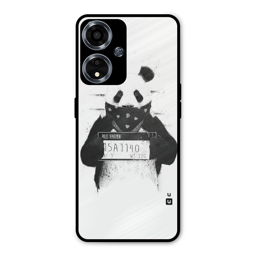 Guilty Panda Metal Back Case for Oppo A59
