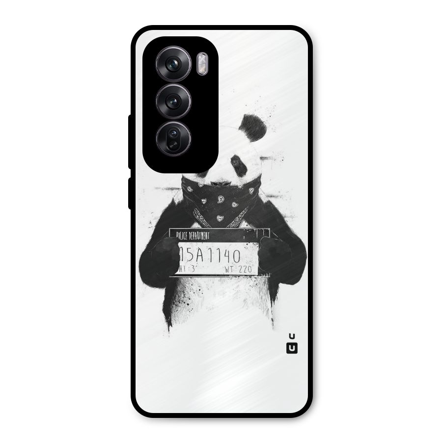 Guilty Panda Metal Back Case for Oppo Reno12 Pro