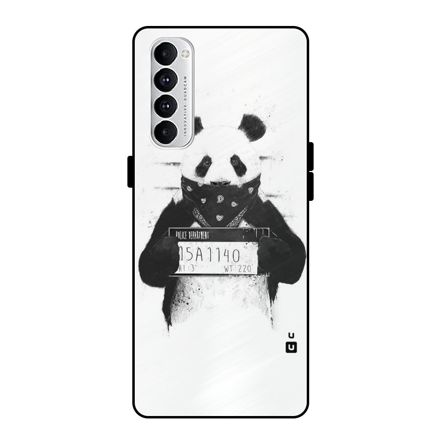 Guilty Panda Metal Back Case for Oppo Reno4 Pro