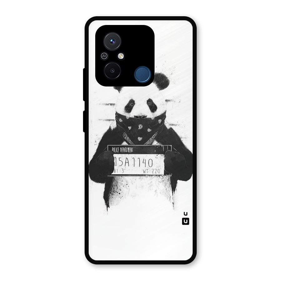 Guilty Panda Metal Back Case for Poco C55