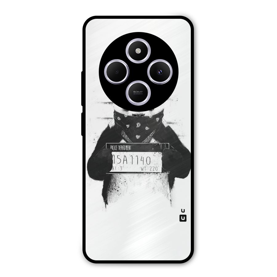 Guilty Panda Metal Back Case for Poco C75 5G