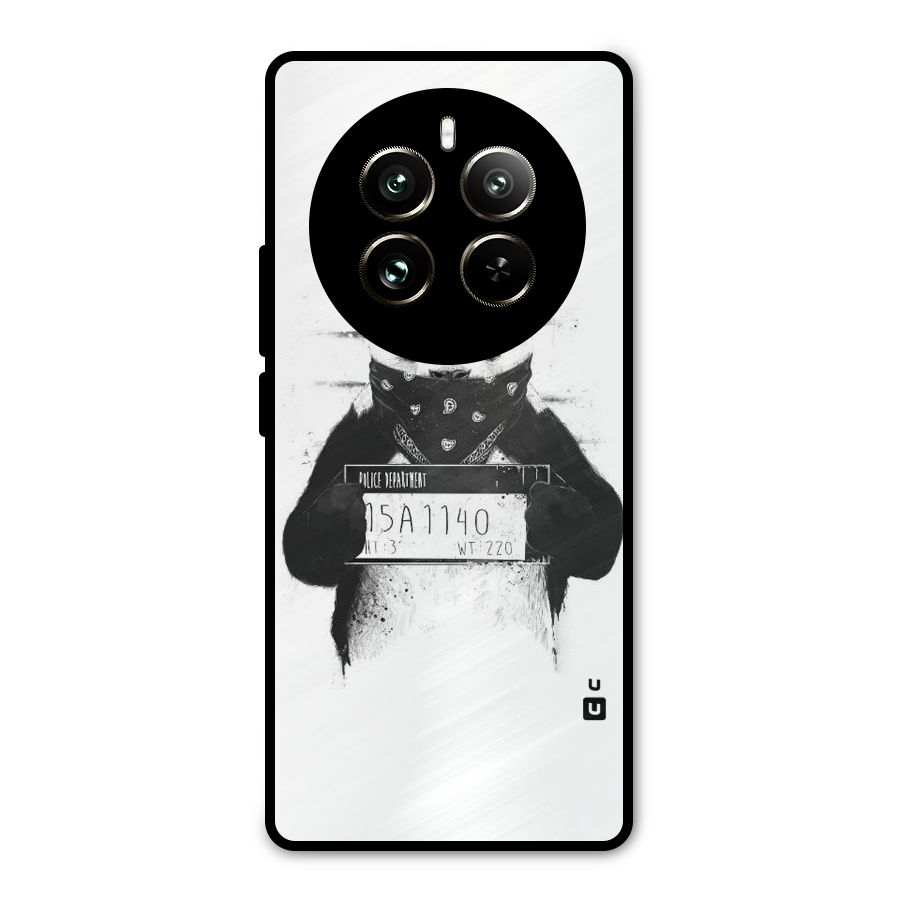 Guilty Panda Metal Back Case for Realme 12 Pro