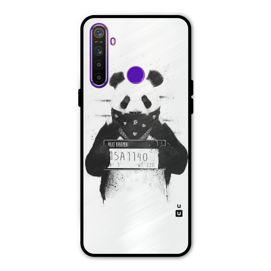 Guilty Panda Metal Back Case for Realme Narzo 10