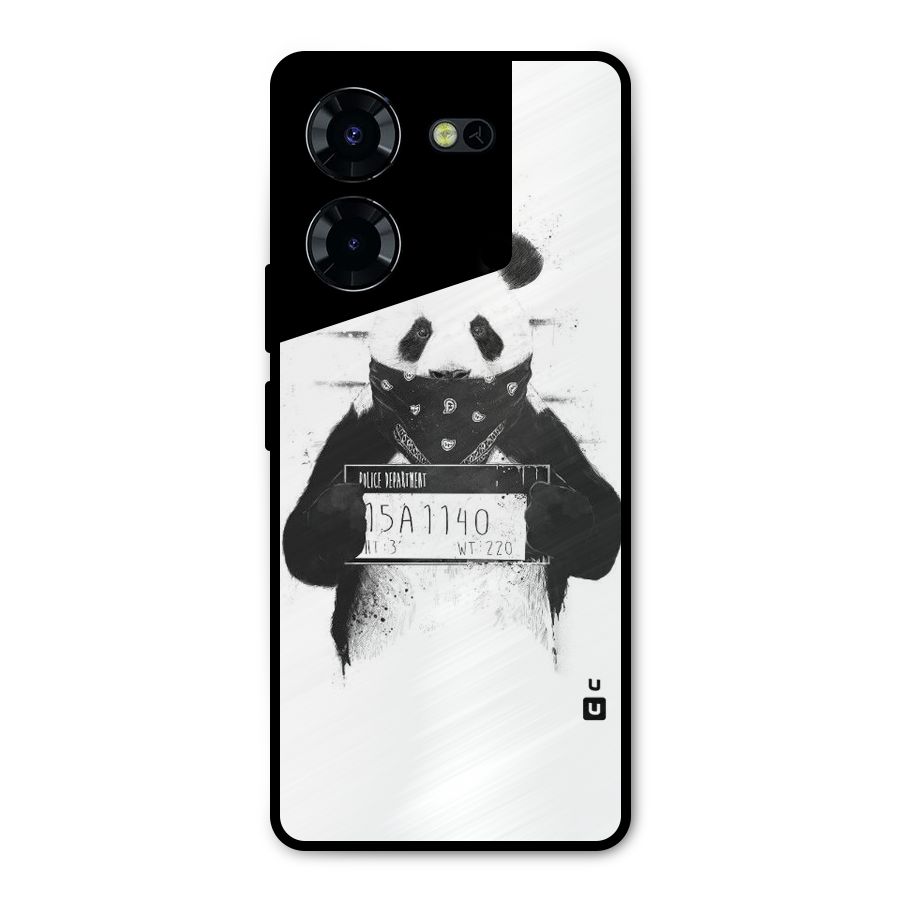 Guilty Panda Metal Back Case for Tecno Pova 5 Pro 5G