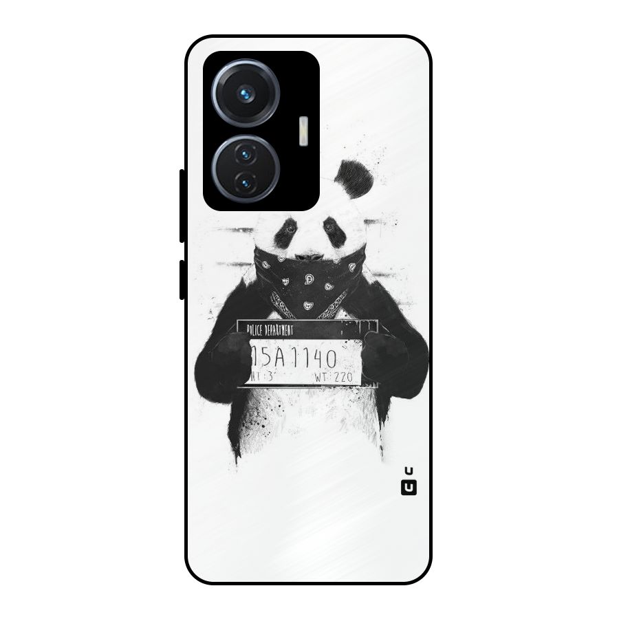 Guilty Panda Metal Back Case for Vivo T1 44W