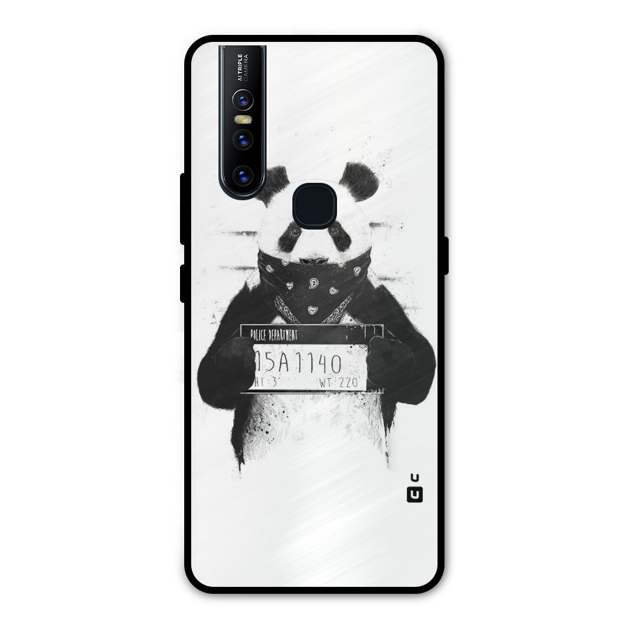 Guilty Panda Metal Back Case for Vivo V15