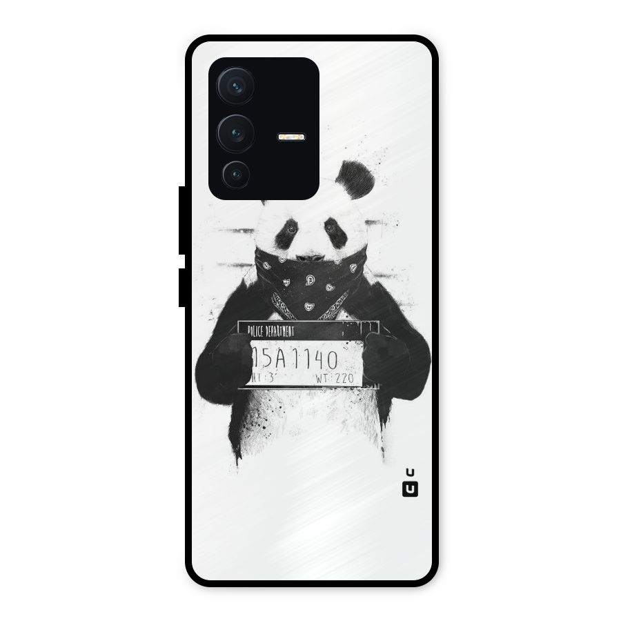 Guilty Panda Metal Back Case for Vivo V23 5G