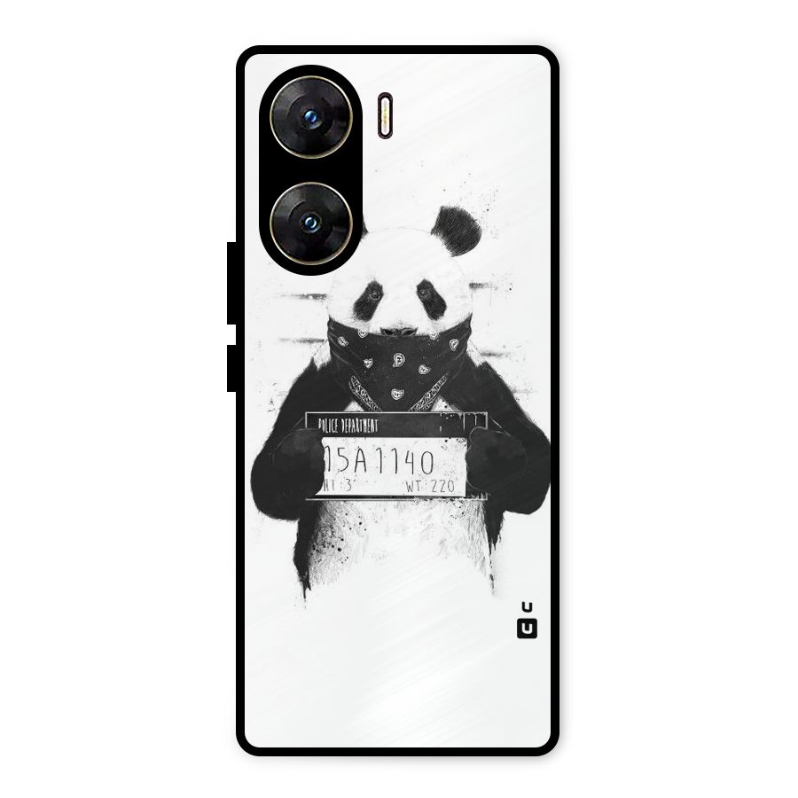 Guilty Panda Metal Back Case for Vivo V29e