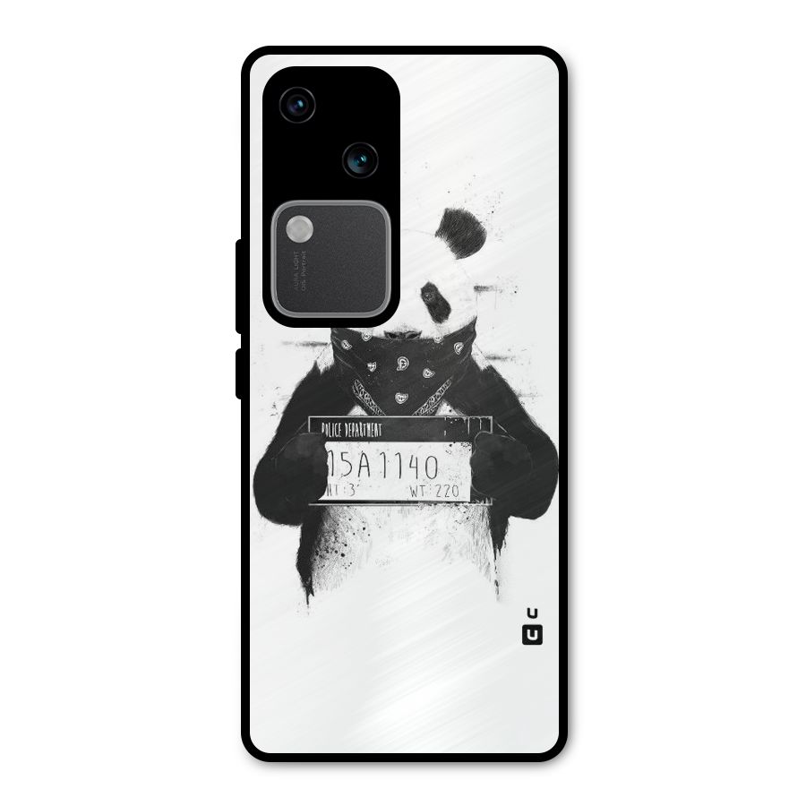 Guilty Panda Metal Back Case for Vivo V30
