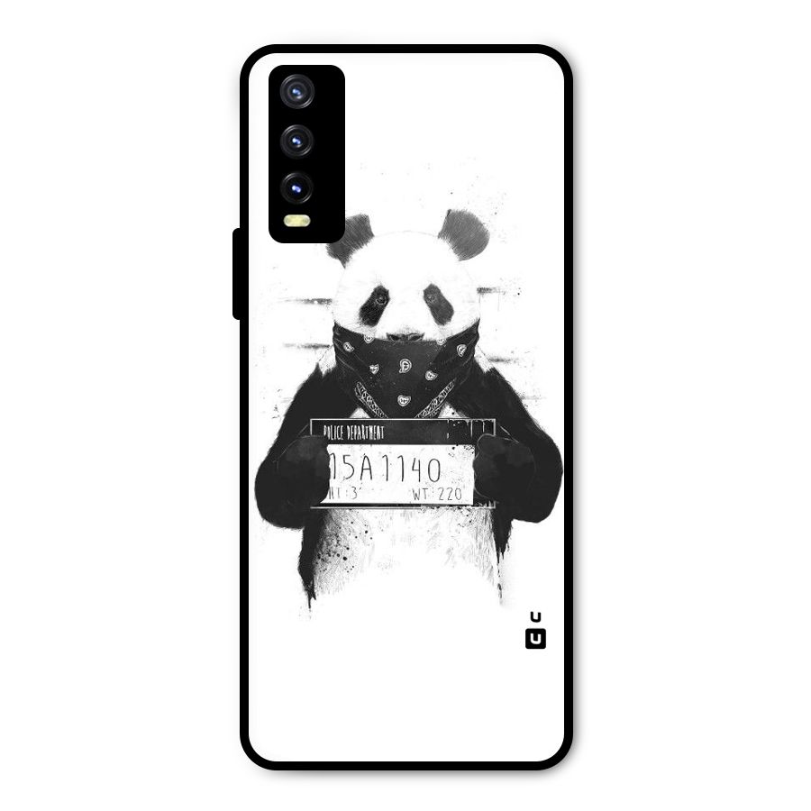 Guilty Panda Metal Back Case for Vivo Y20i