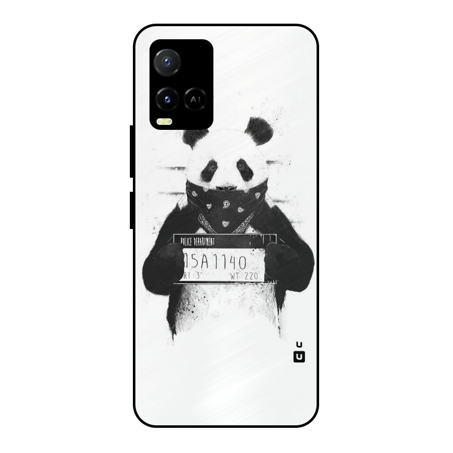 Guilty Panda Metal Back Case for Vivo Y21T