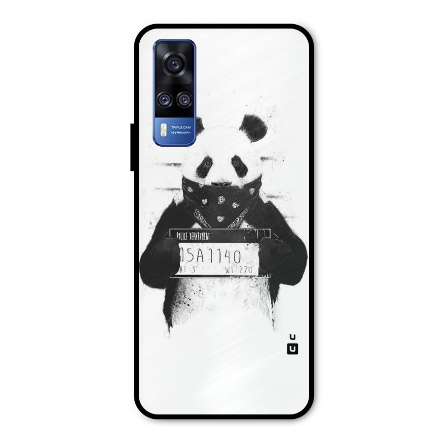 Guilty Panda Metal Back Case for Vivo Y31