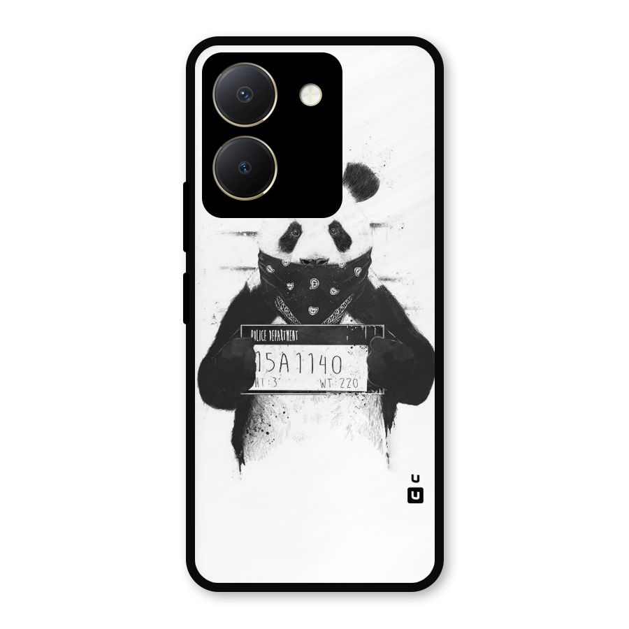 Guilty Panda Metal Back Case for Vivo Y36
