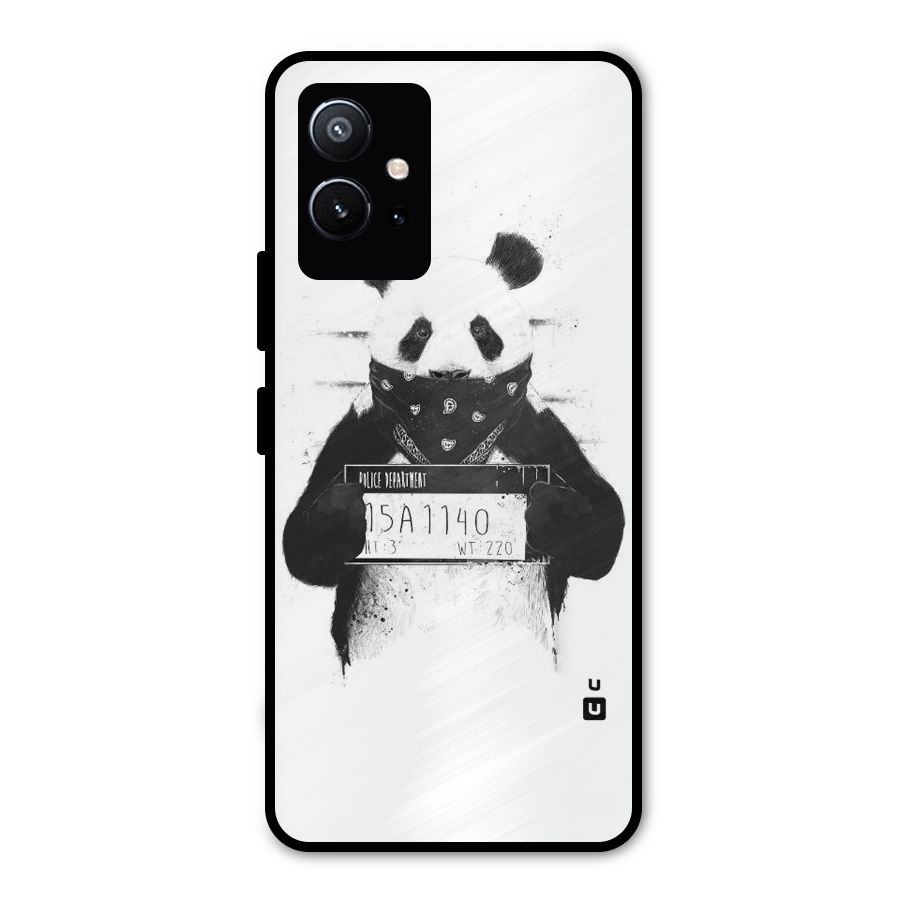 Guilty Panda Metal Back Case for Vivo Y75 5G