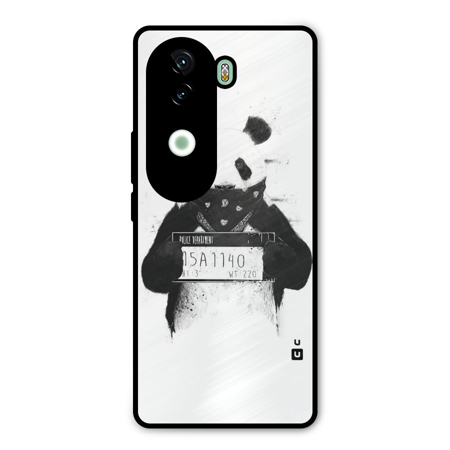 Guilty Panda Metal Back Case for iQOO Z9s