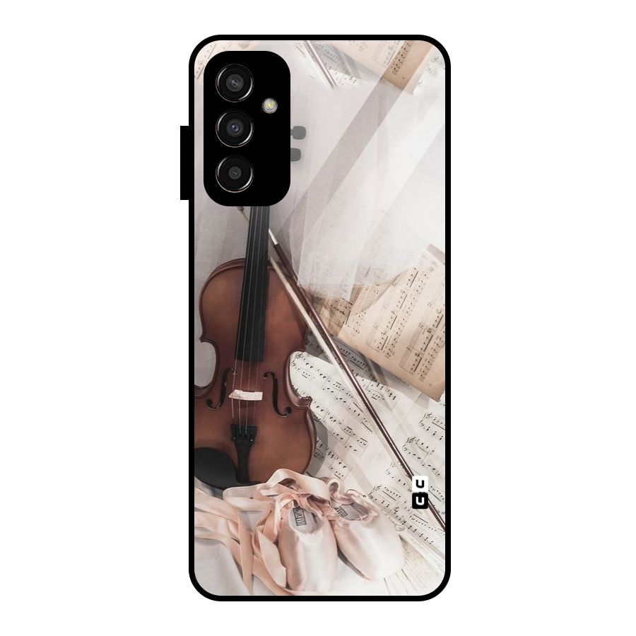 Guitar And Co Glass Back Case for Galaxy F13