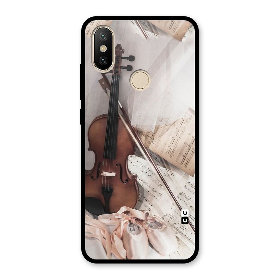 Guitar And Co Glass Back Case for Redmi A2