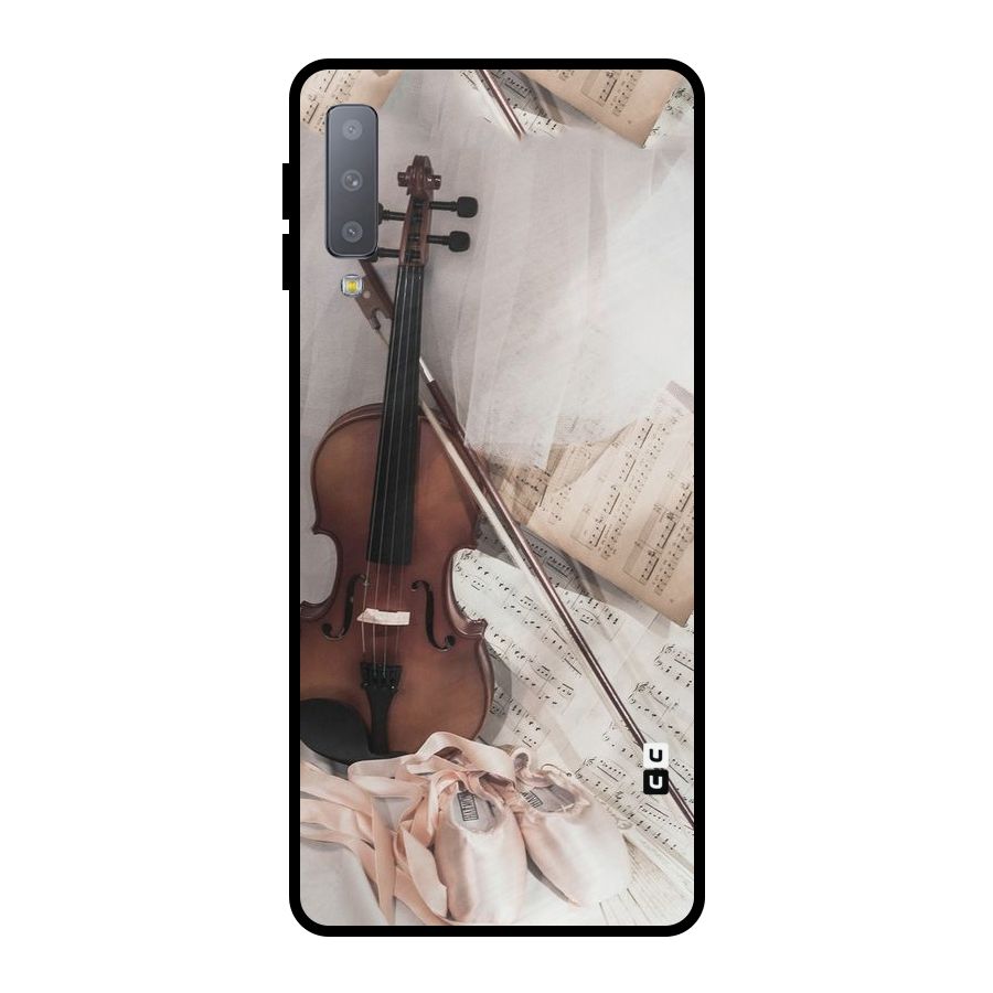 Guitar And Co Metal Back Case for Galaxy A7 (2018)