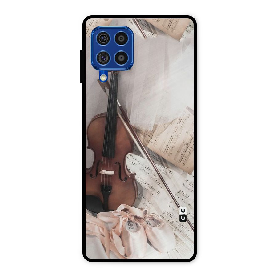 Guitar And Co Metal Back Case for Galaxy F62