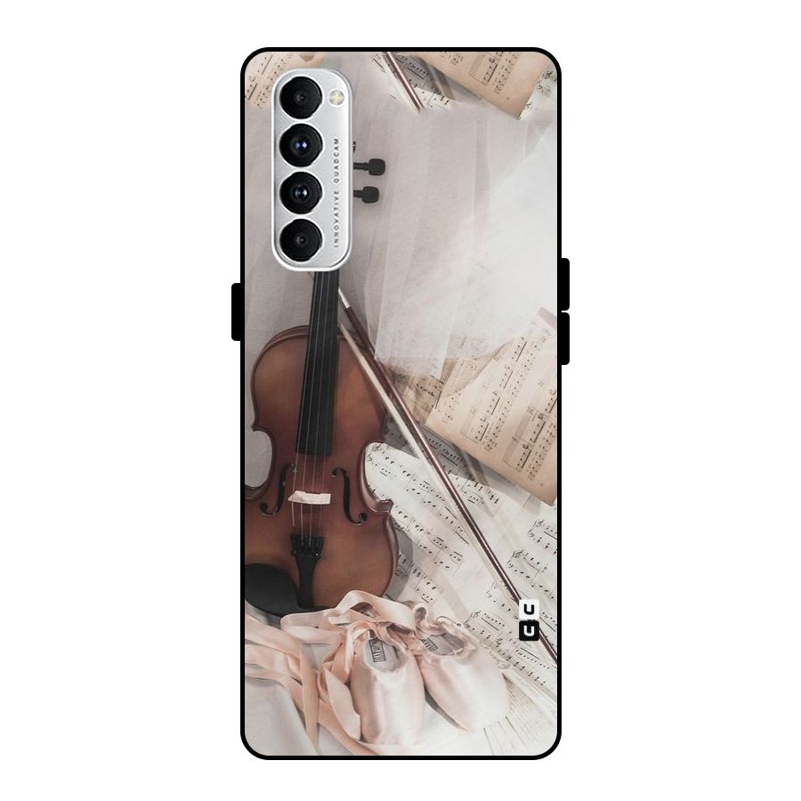 Guitar And Co Metal Back Case for Oppo Reno4 Pro