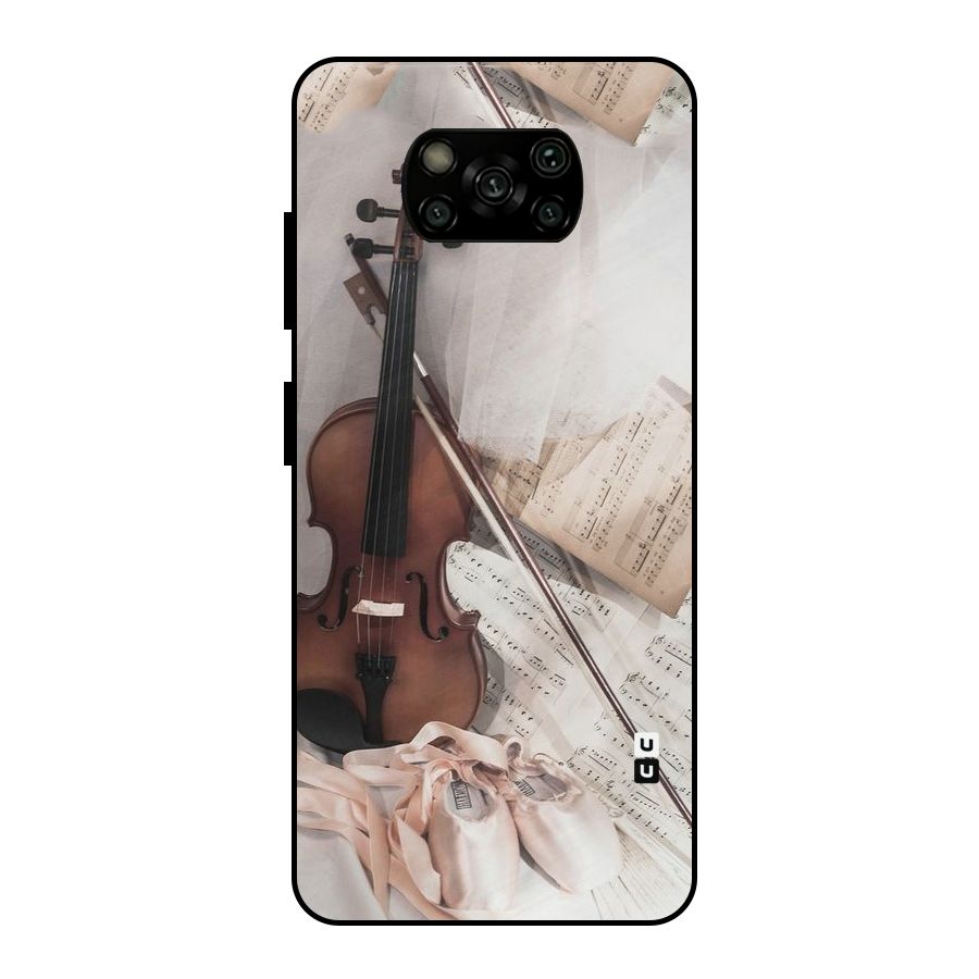 Guitar And Co Metal Back Case for Poco X3