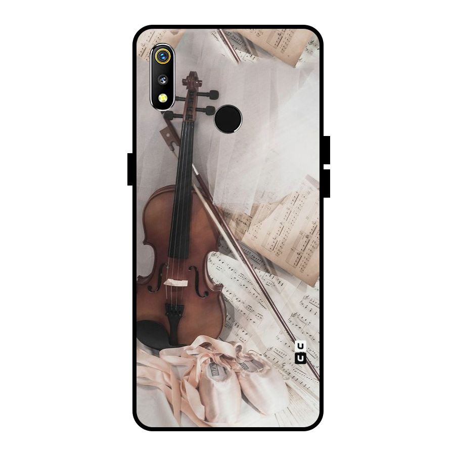 Guitar And Co Metal Back Case for Realme 3