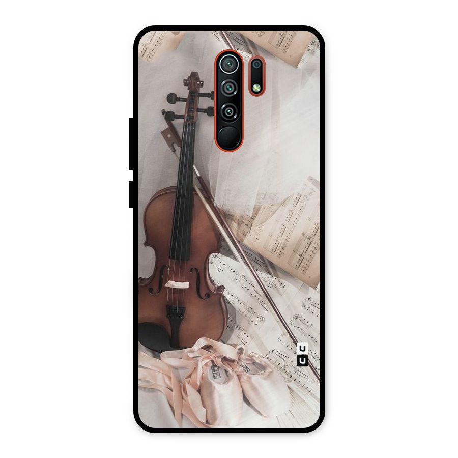Guitar And Co Metal Back Case for Redmi 9 Prime