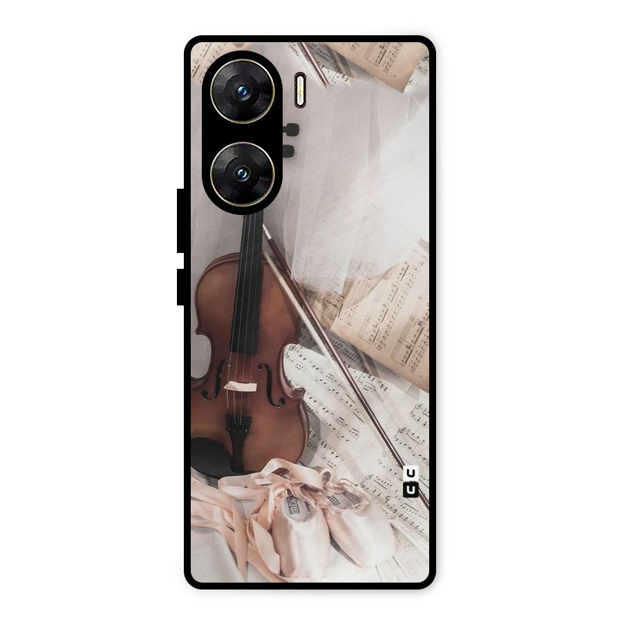 Guitar And Co Metal Back Case for Vivo V29e