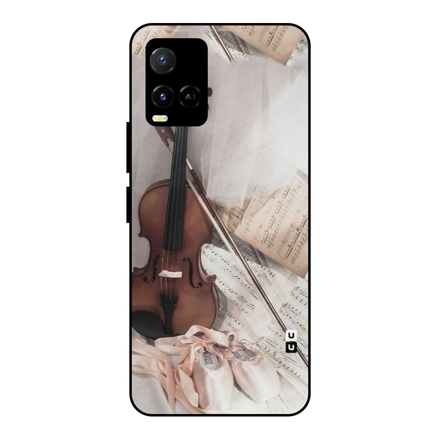 Guitar And Co Metal Back Case for Vivo Y21A