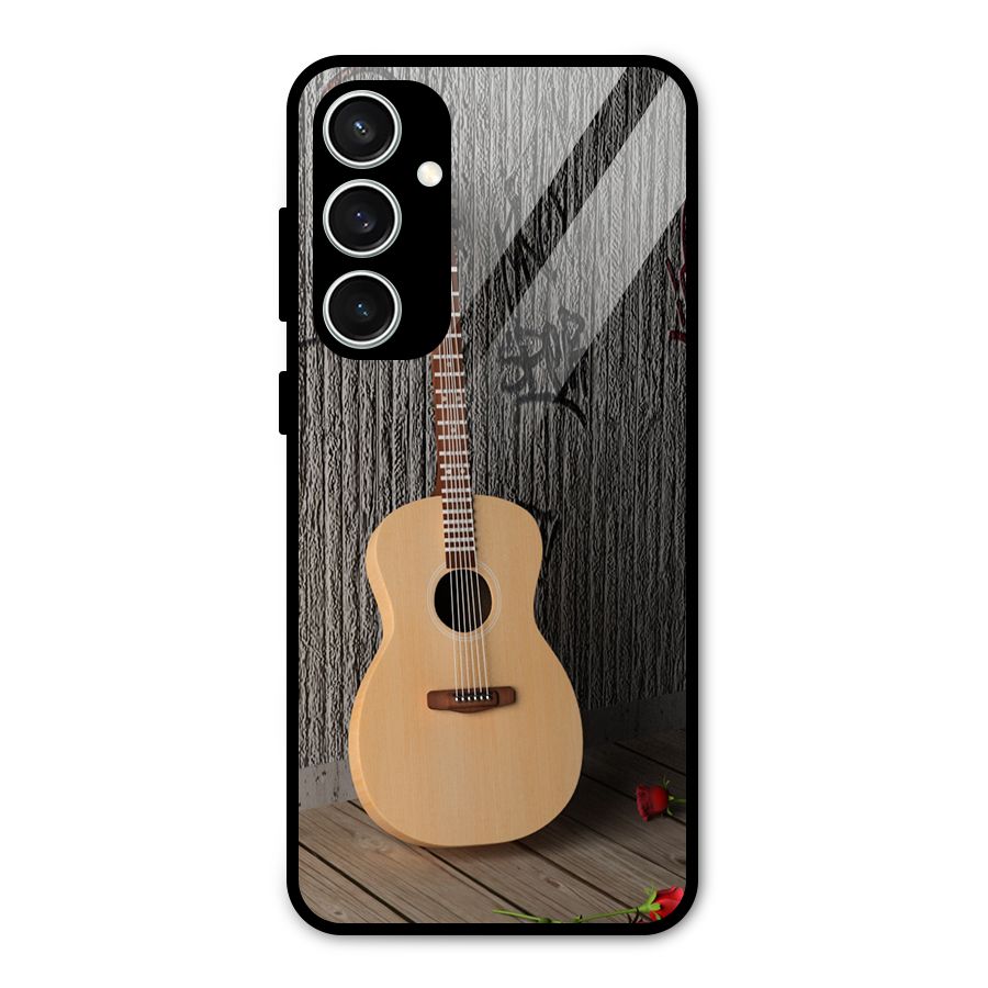Guitar Classic Glass Back Case for Galaxy S23 FE